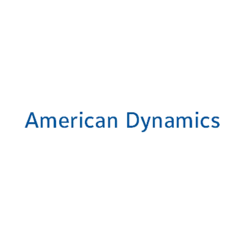 Logo of American Dynamics, a provider of professional video surveillance solutions.