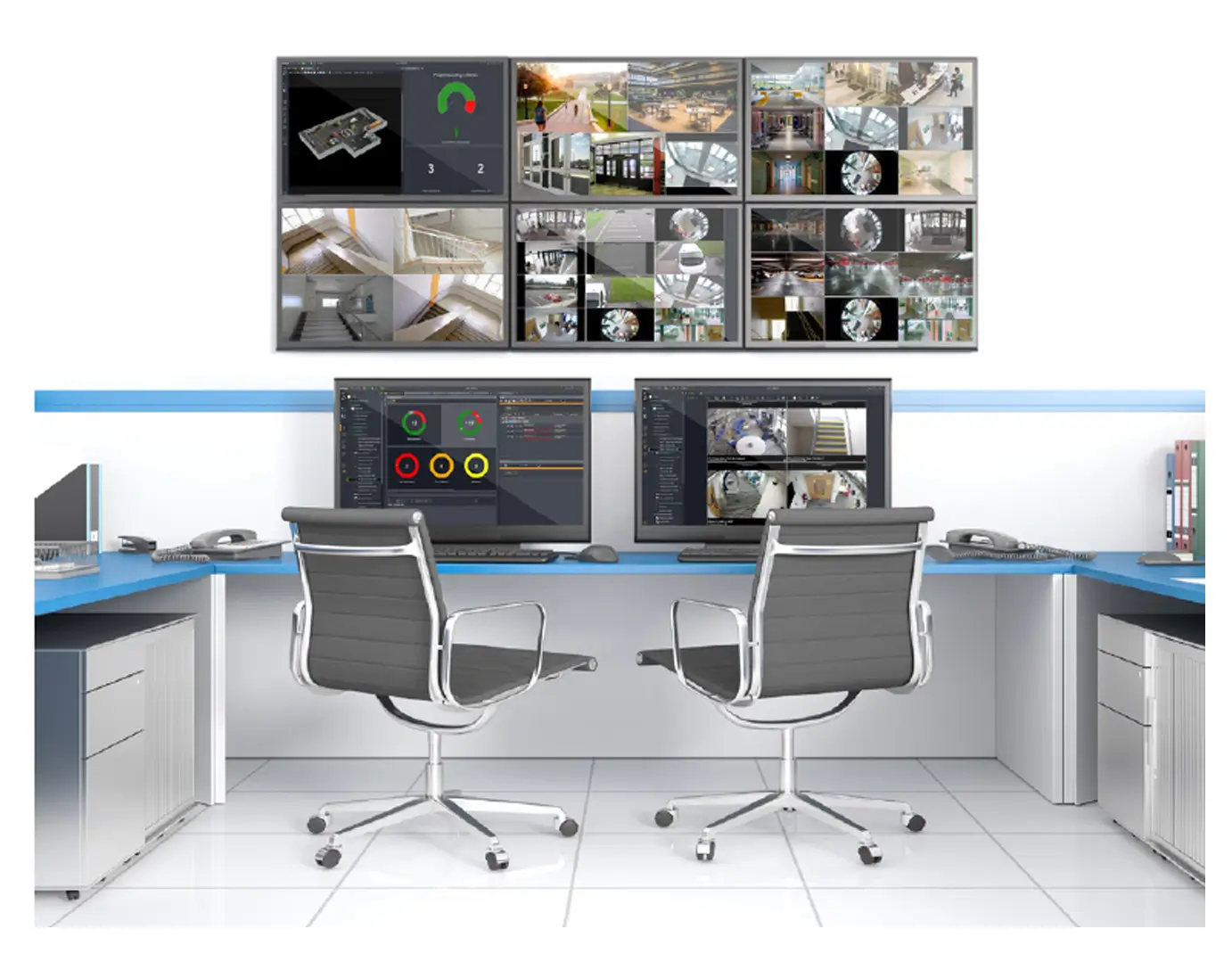Victor Command Center for video surveillance management