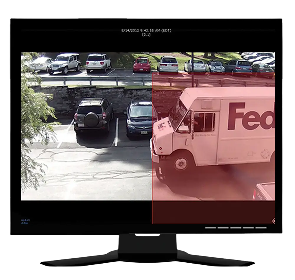 Video analytics interface highlighting advanced recognition features