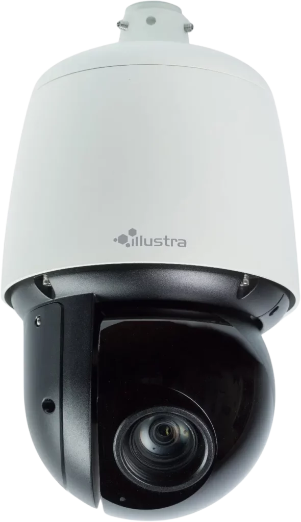 Cloudvue Flex Gen 4 PTZ Camera with advanced pan-tilt-zoom features for cloud video monitoring.