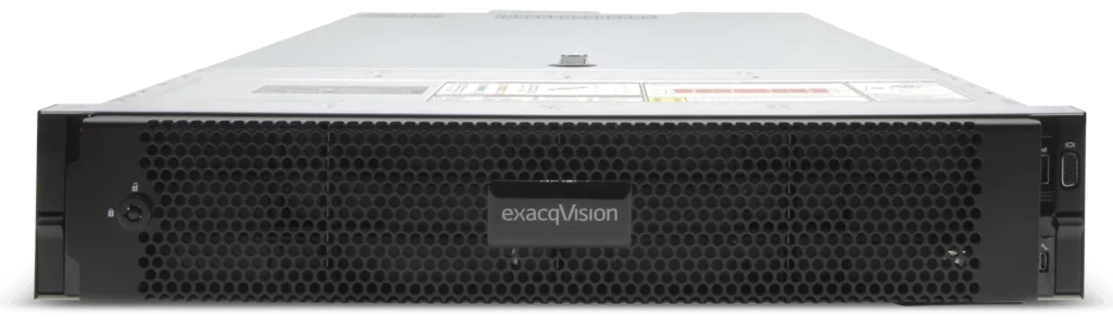Exacq X-Series NVR with scalable and robust video surveillance features.