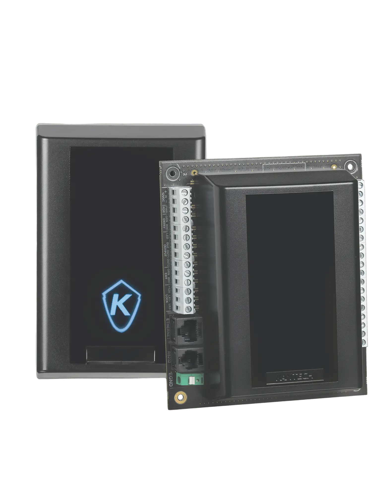 Kantech KT-1M controller PCB version showcasing detailed components for advanced access control.