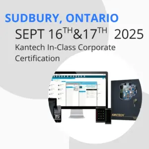 Kantech in-class corporate certification in Sudbury – September 2025