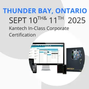 Kantech in-class corporate certification in Thunder Bay – September 2025