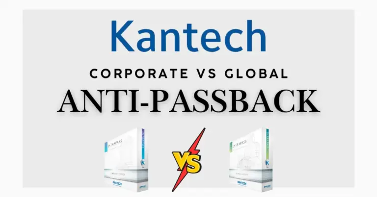 Comparison of Kantech EntraPass Corporate Edition vs Global Edition anti-passback features