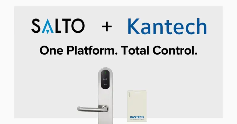 SALTO locks integrated with Kantech EntraPass access control platform