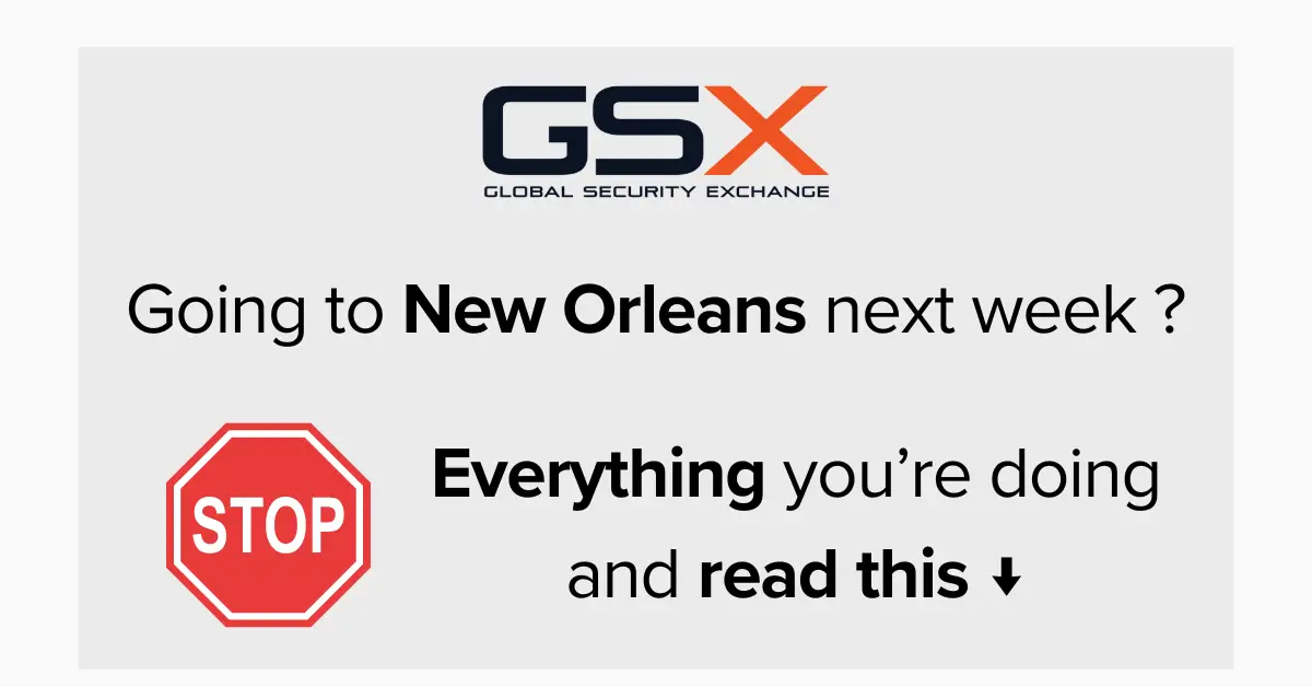 GSX 2025 tradeshow promotion for New Orleans with Johnson Controls seminars